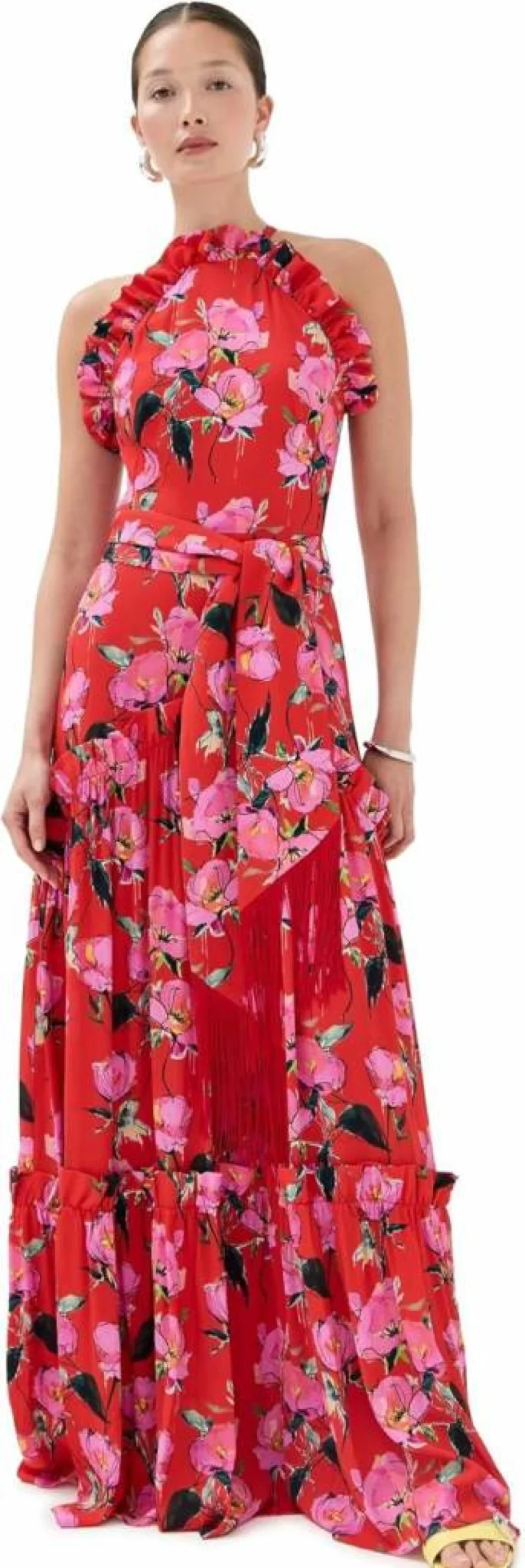 Borgo de Nor Women's Tatiana Maxi Dress - Elegant Long Flowy Summer Dress