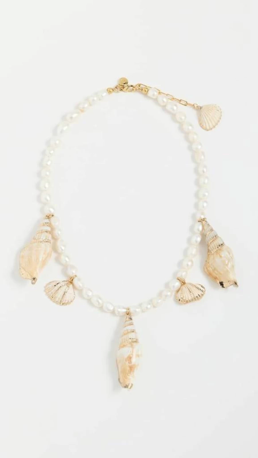 MAYAMAR Women's Seashell Necklace Handmade Beach Jewelry Natural Shell Pendant Coastal Boho Necklace for Women