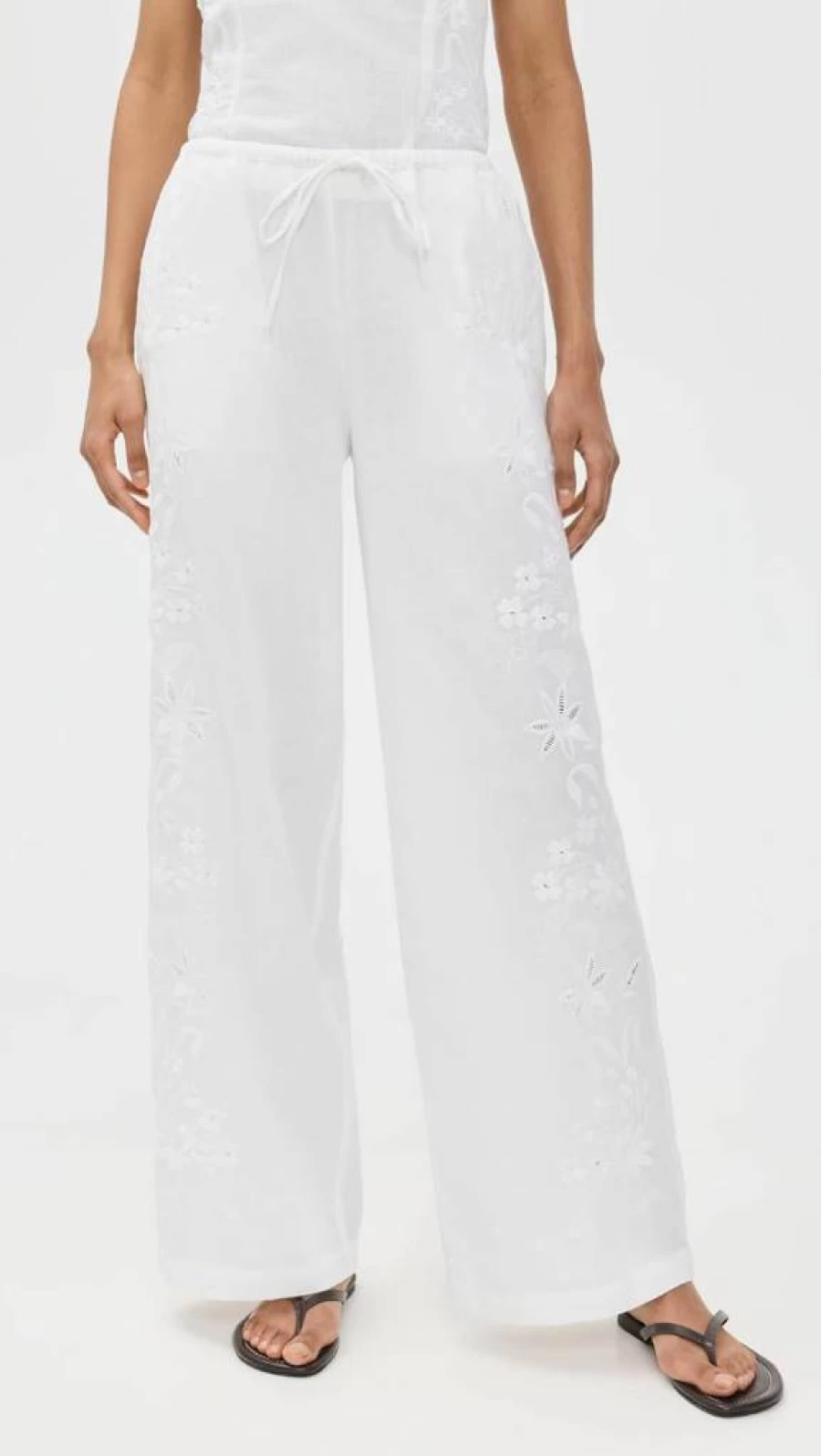 Ciao Lucia Women's Ermanno High-Waisted Wide-Leg Pants - Elegant & Comfortable Trousers for Women