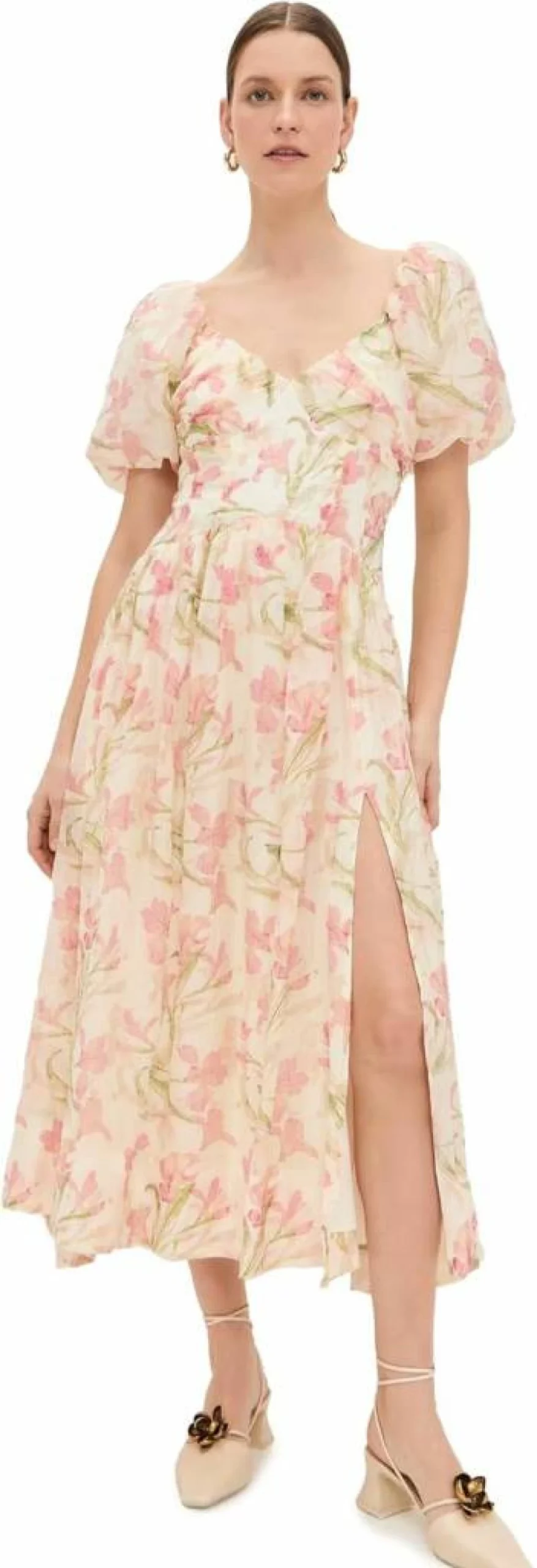 ASTR the Label Women's Sasilia Flowy Midi Dress - Elegant Casual & Party Wear