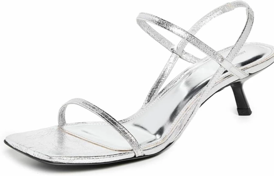 ANINE BING Women's Hilda Sandals | Luxury Designer Slide Sandals for Women | Premium Leather Summer Footwear