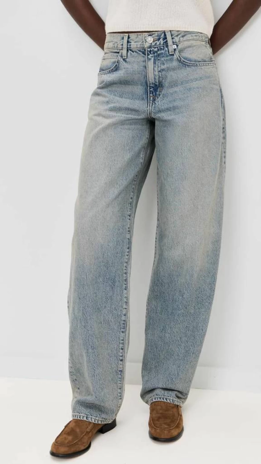 SLVRLAKE Women's High-Rise Slim Fit Stretch Denim Jeans - Tess Long Ankle Skinny Jeans for Women
