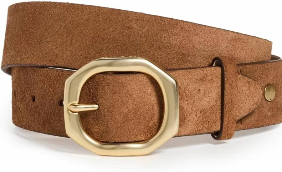 Rag & Bone Women's Audrey Leather Belt - Stylish Adjustable Waist Belt for Women