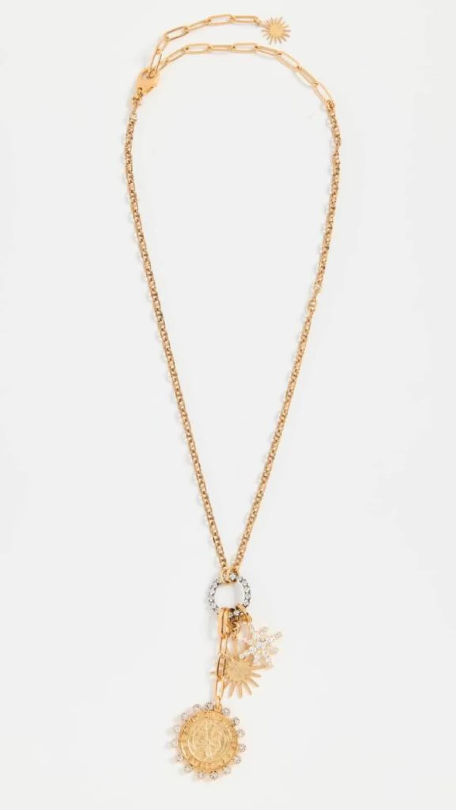 Elizabeth Cole Women's Roxanne Necklace - Elegant Gold-Plated Pendant for Women