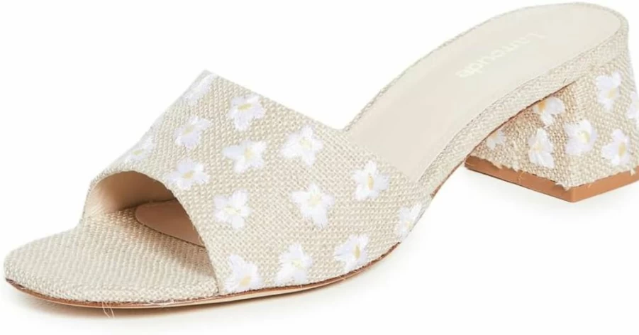 Larroude Brigitte Women's Block Heel Sandals – Stylish Comfort for Summer