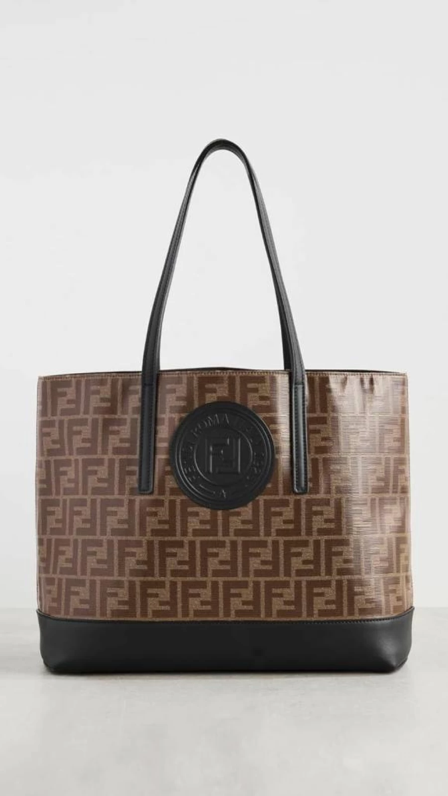 Shopbop Archive Pre-Owned Fendi Zucchino Canvas Shoulder Bag for Women