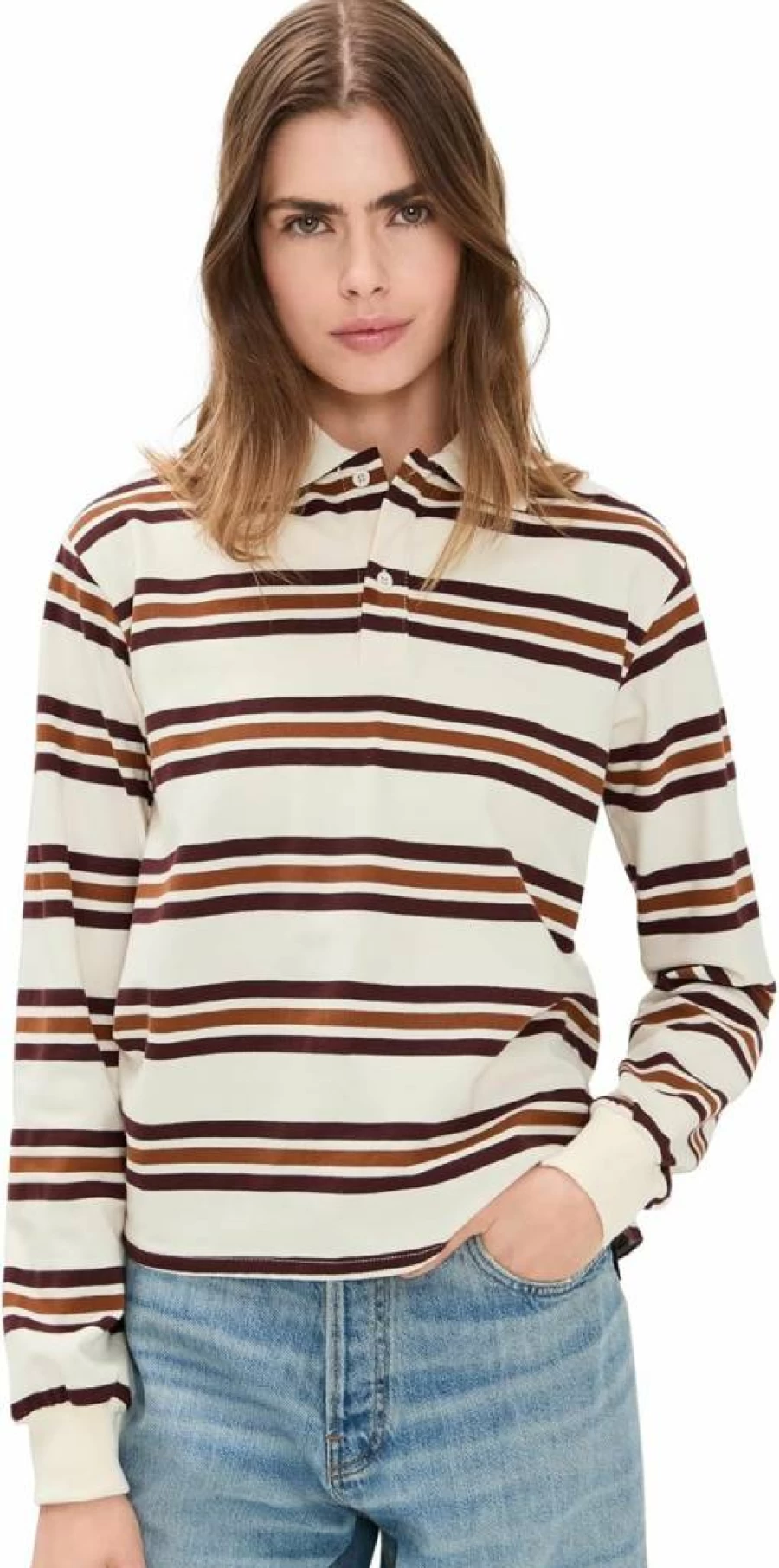 Lioness Women's Casual Polo Shirt - Comfortable & Stylish Relaxed Fit Top for Everyday Wear