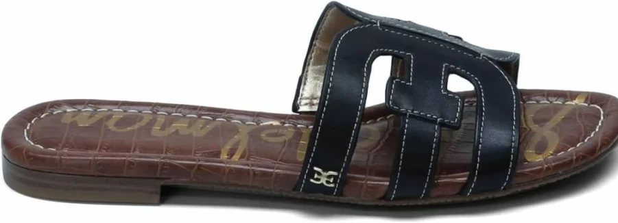 Sam Edelman Women's Bay Slide Sandal - Comfortable Summer Slide Sandals for Women