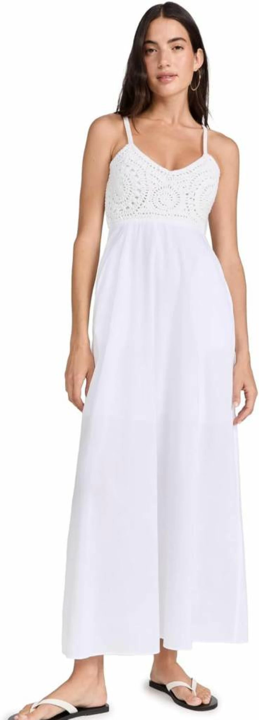 Playa Lucila Women's Flowy Maxi Dress - Elegant Long Summer Beach Dress