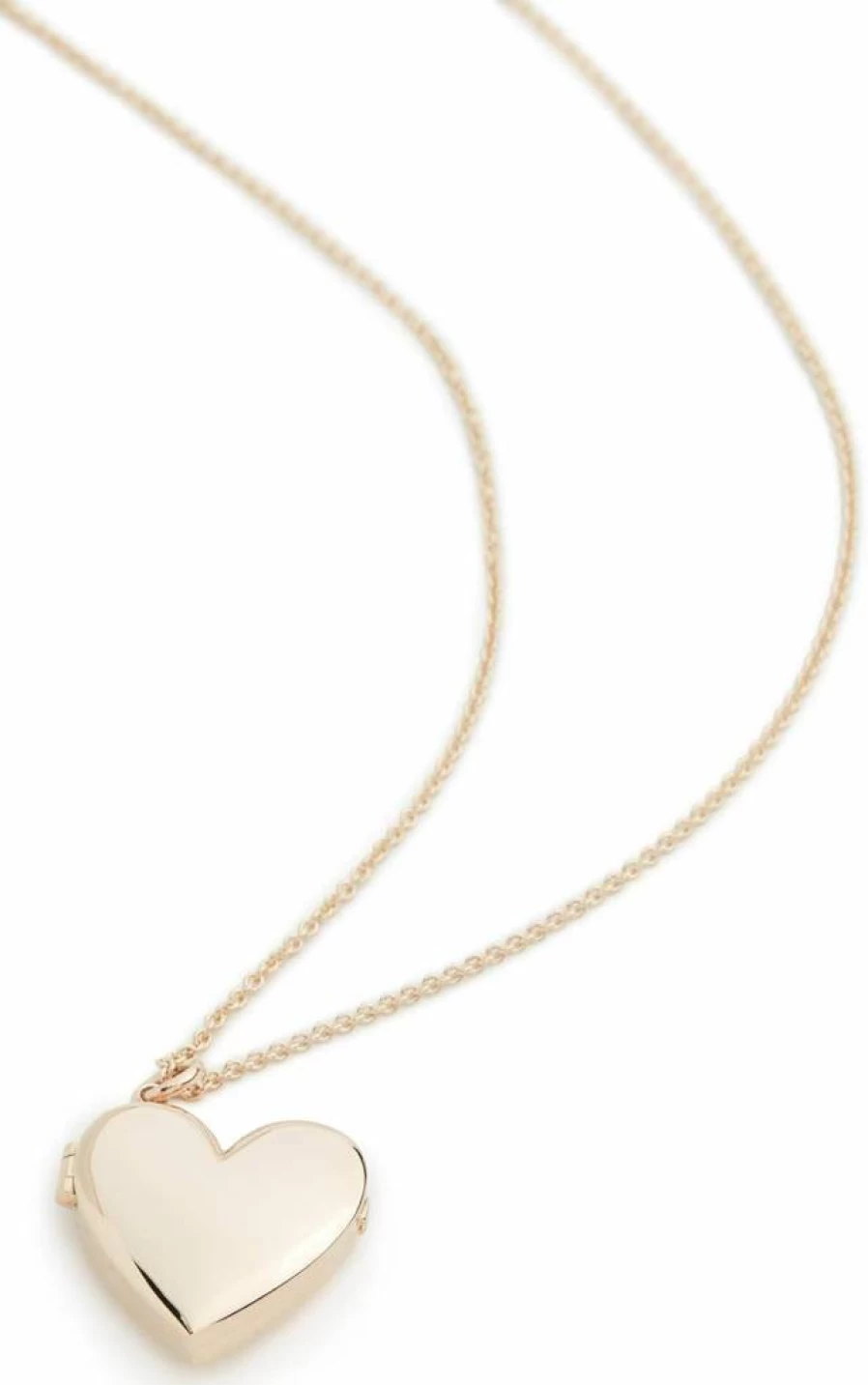 ZOE CHICCO 14K Gold Heart Locket Necklace for Women - Elegant Heart Pendant Jewelry Gift