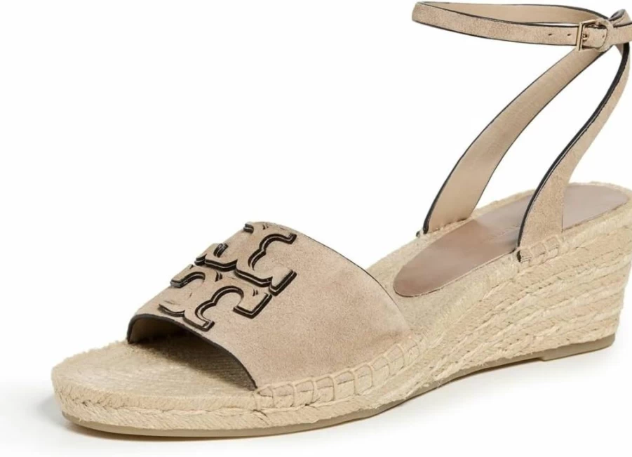 Tory Burch Women's Ines Wedge Espadrille Sandals 50mm Platform Summer Shoes