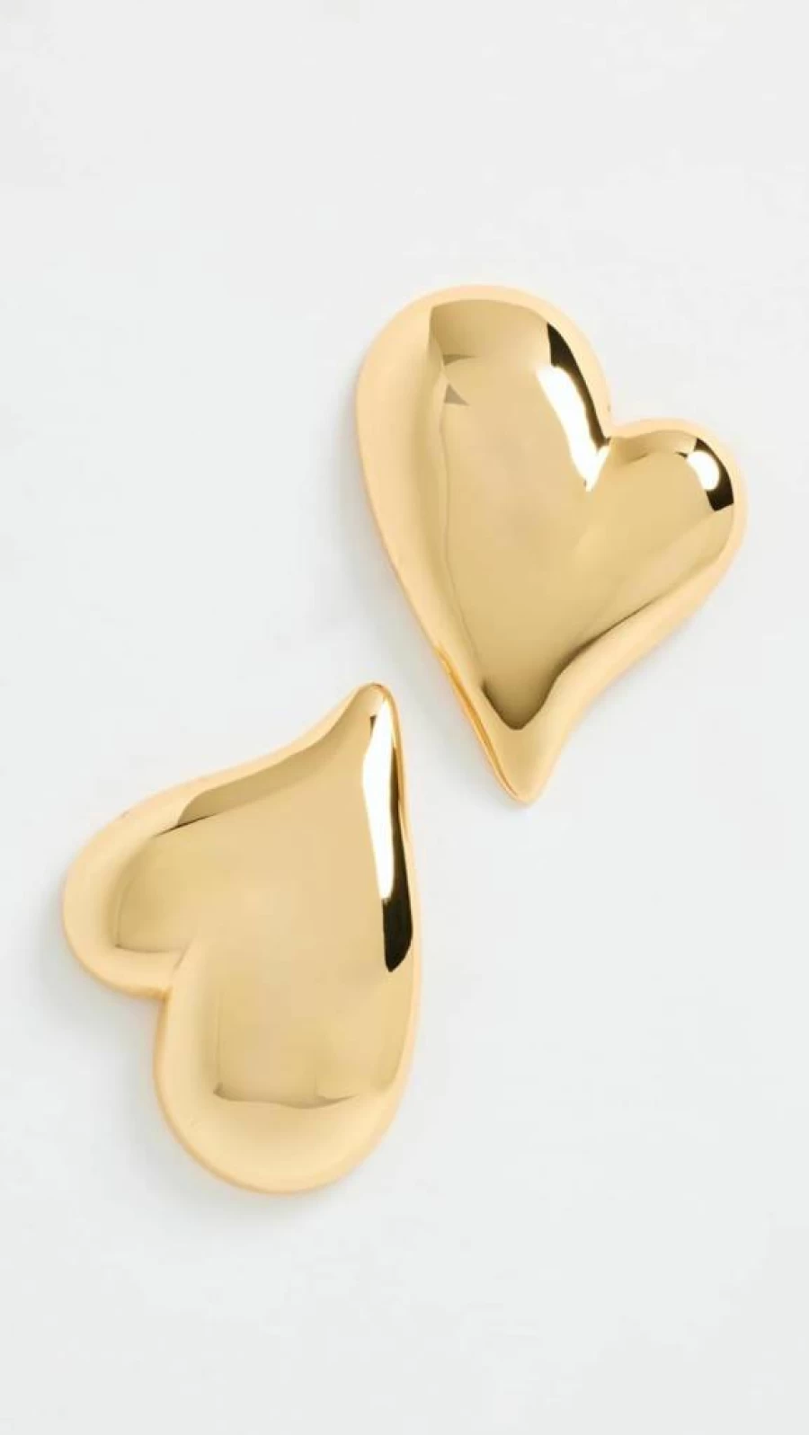 JENNY BIRD Women's Art Heart Button Earrings - Mega Statement Jewelry