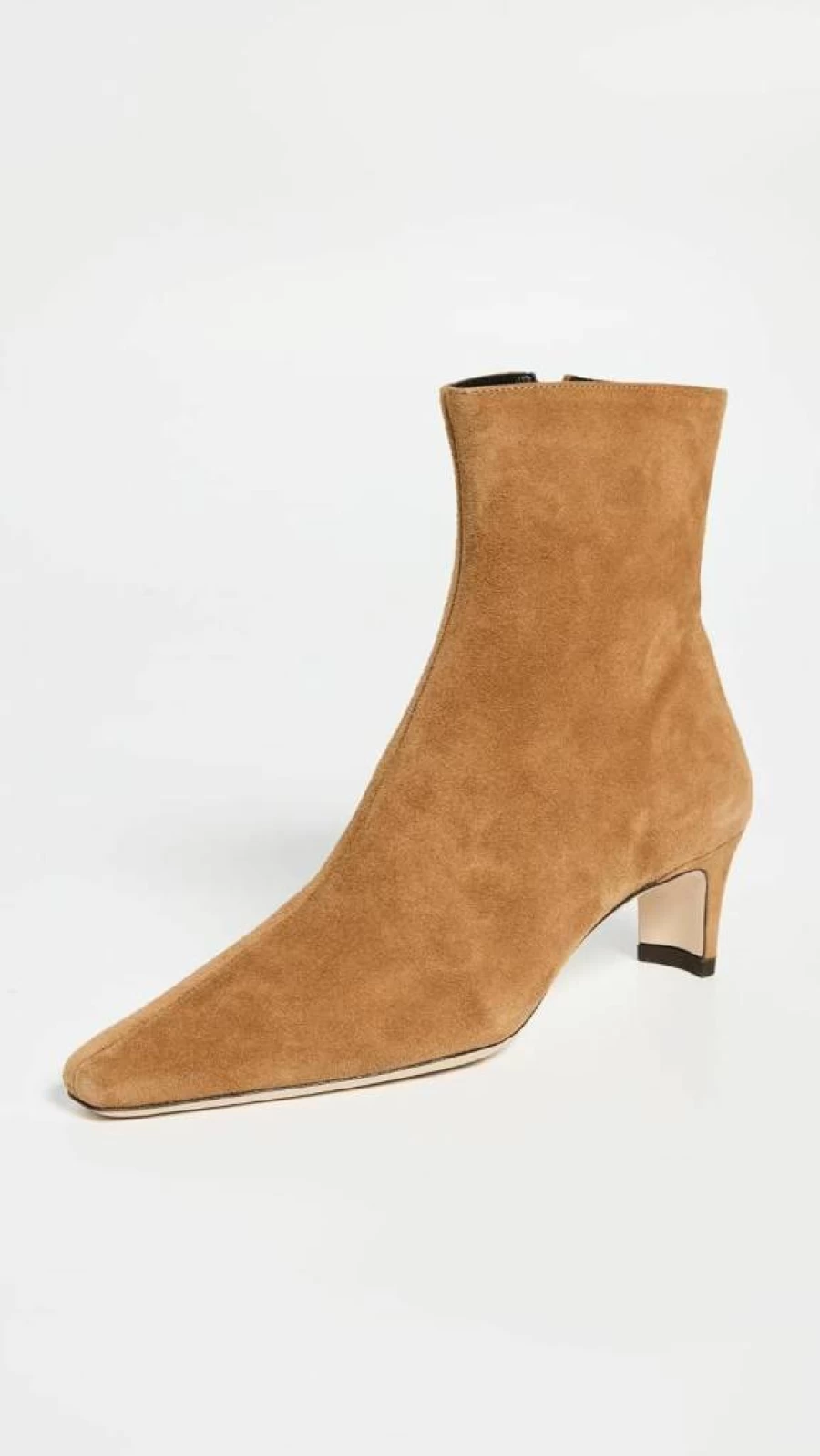 STAUD Wally Women's Ankle Boots - Chic Leather Mid-Calf Booties for Women