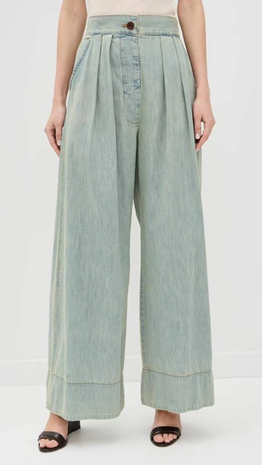 Rachel Comey Women's Coxsone High-Waisted Wide-Leg Pants - Elegant Casual Trousers for Women