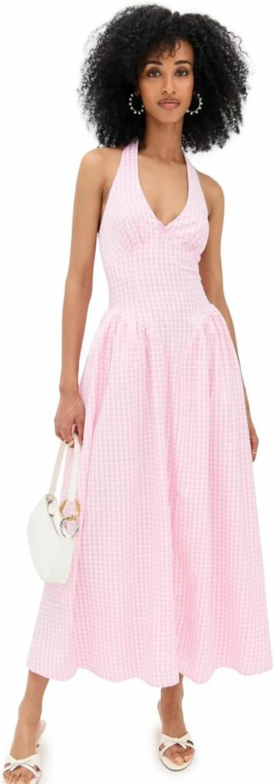 Runaway the Label Women's Alicia Midi Dress - Elegant Flowy Boho Chic Style