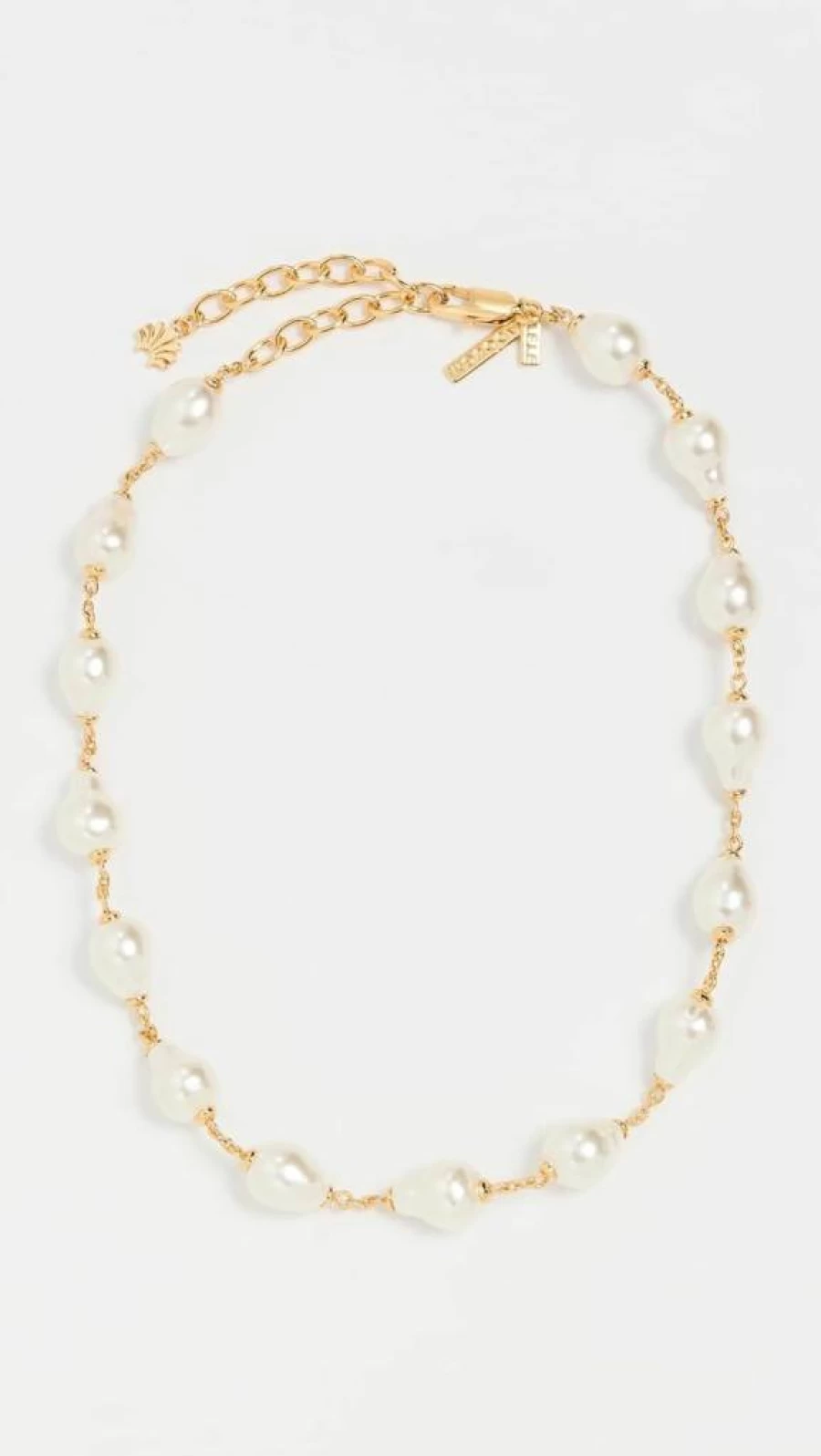 Lele Sadoughi Women's Pearl Station Necklace - Elegant Layered Pearl Jewelry for Women