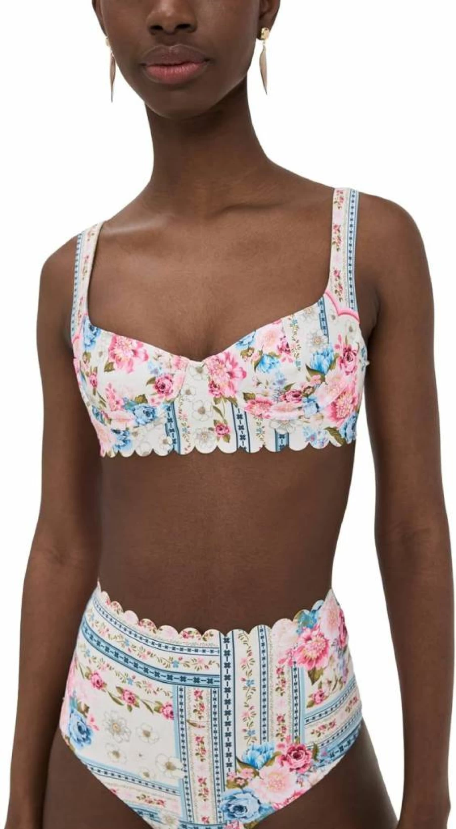 AGUA BENDITA Women's Balena Meraki Bikini Top - Stylish Swimwear for Women