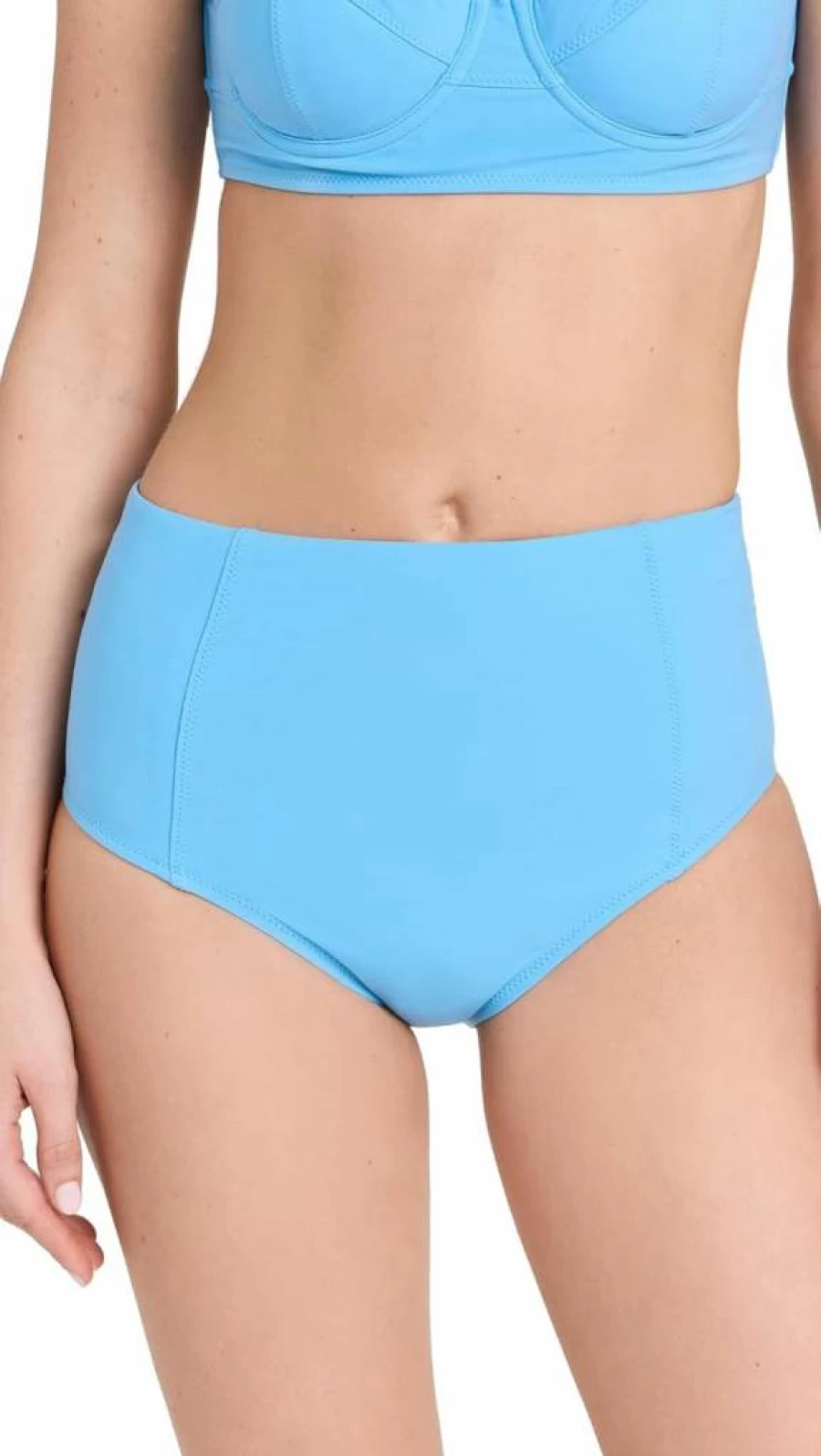 Ulla Johnson Zahara Women's Bikini Bottoms | Floral Print Swimwear | High-Waisted Beach Bottom