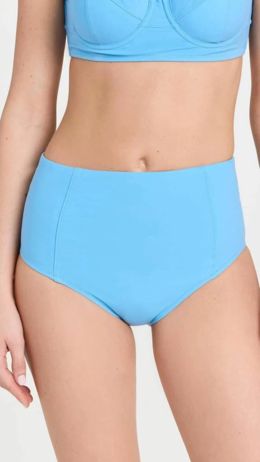 Ulla Johnson Zahara Women's Bikini Bottoms | Floral Print Swimwear | High-Waisted Beach Bottom