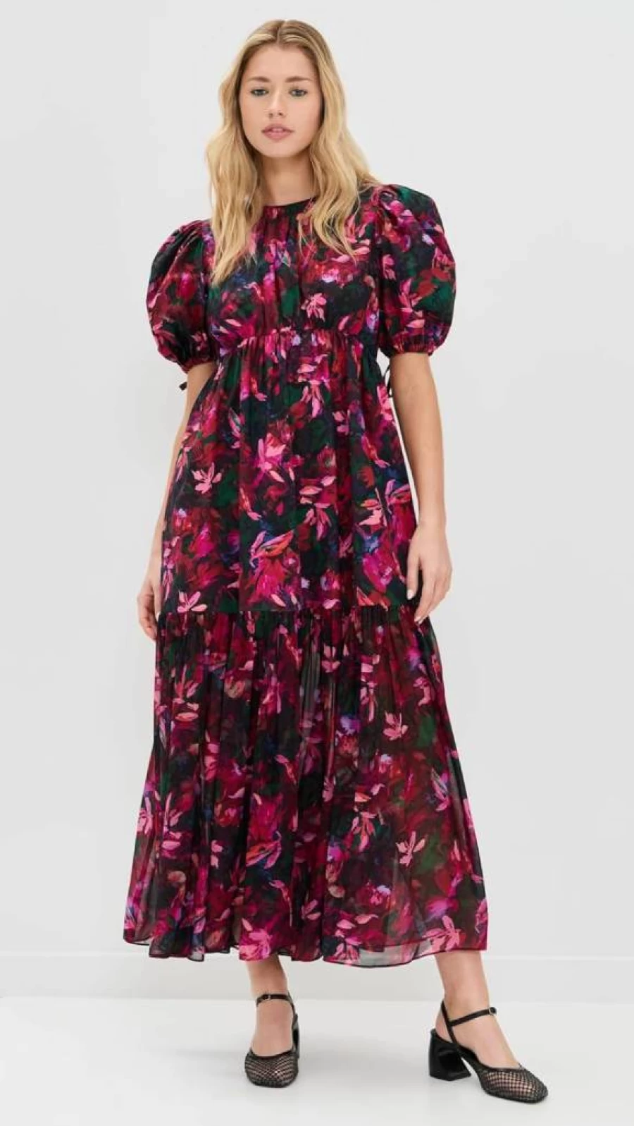 Ulla Johnson Women's Collage Print Dress - Floral Bohemian Maxi Dress for Women