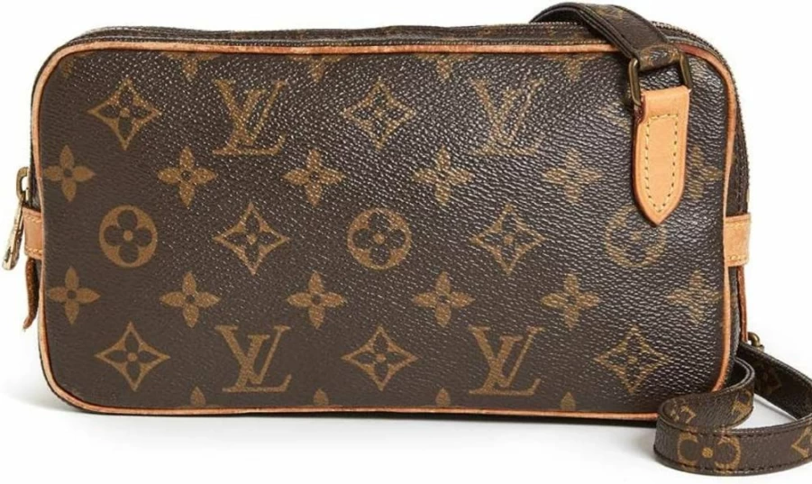Louis Vuitton Pre-Loved Marly Bandouliere Crossbody Bag Monogram Canvas Women's Shoulder Purse