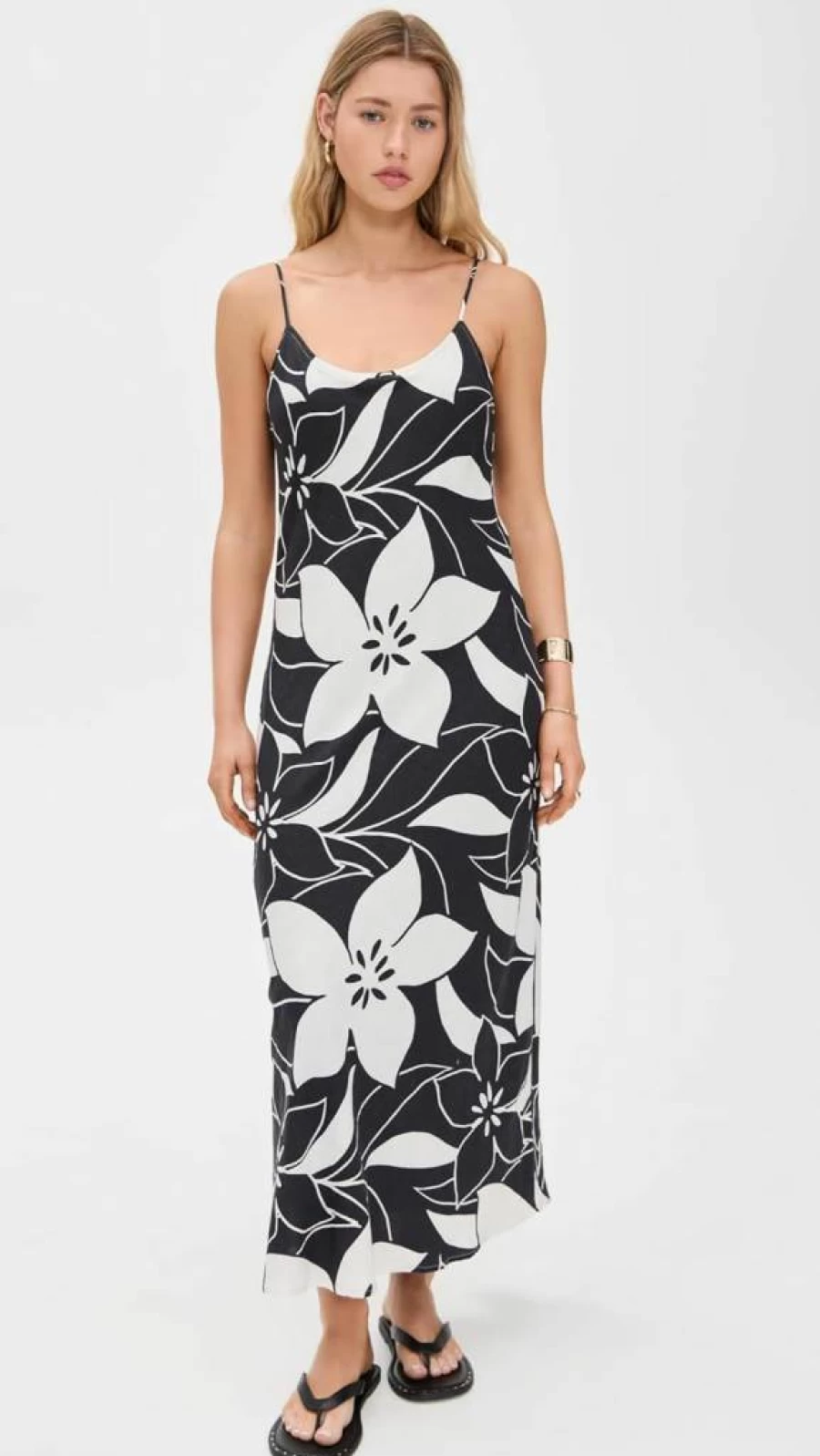 Z SUPPLY Women's Cecily Madero Maxi Dress - Flowy Boho Long Dress for Women