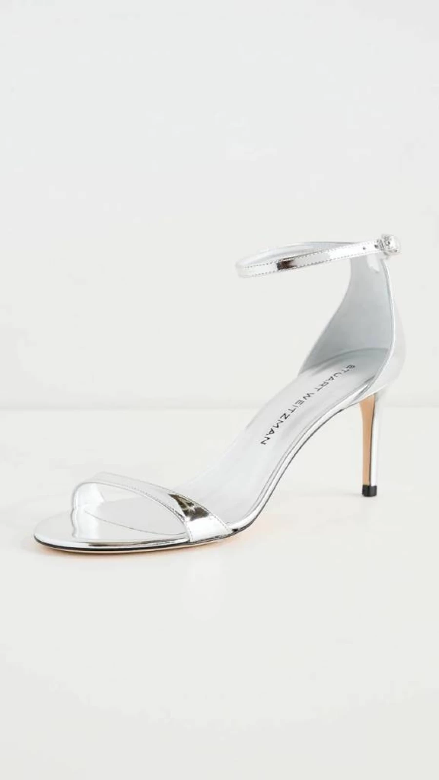 Stuart Weitzman Women's NudistArc 75mm Heel Sandals - Luxury Designer Strappy Summer Shoes