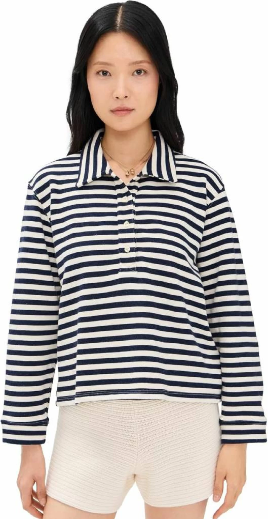 The Great Women's Rugby Sweatshirt | Vintage-Inspired Pullover