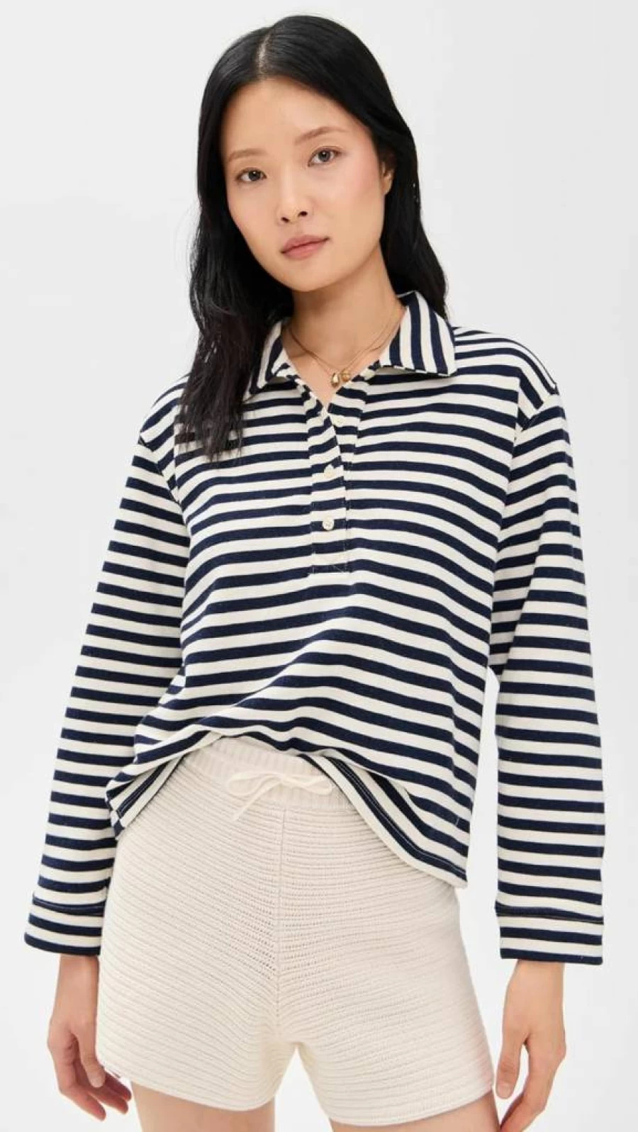 The Great Women's Rugby Sweatshirt | Vintage-Inspired Pullover