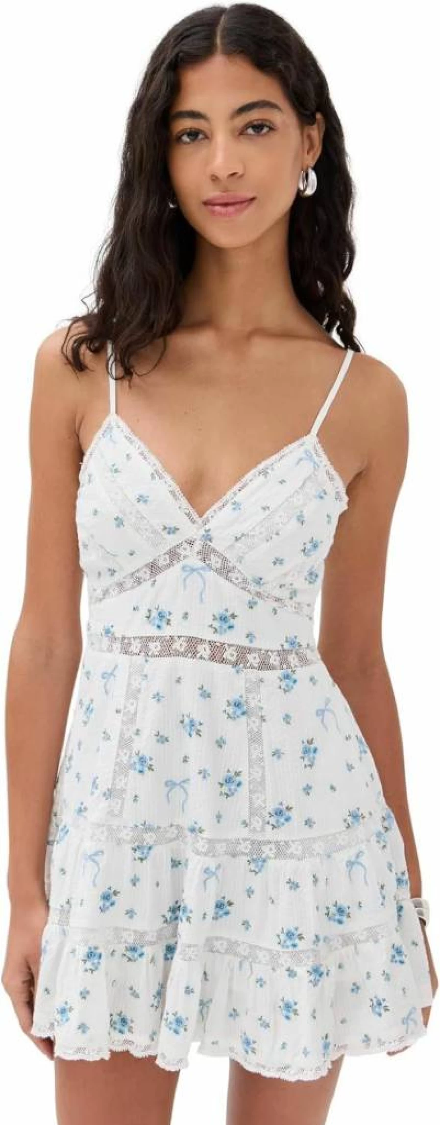 LOVESHACKFANCY Women's Solbina Floral Dress - Boho Chic Summer Maxi Dress