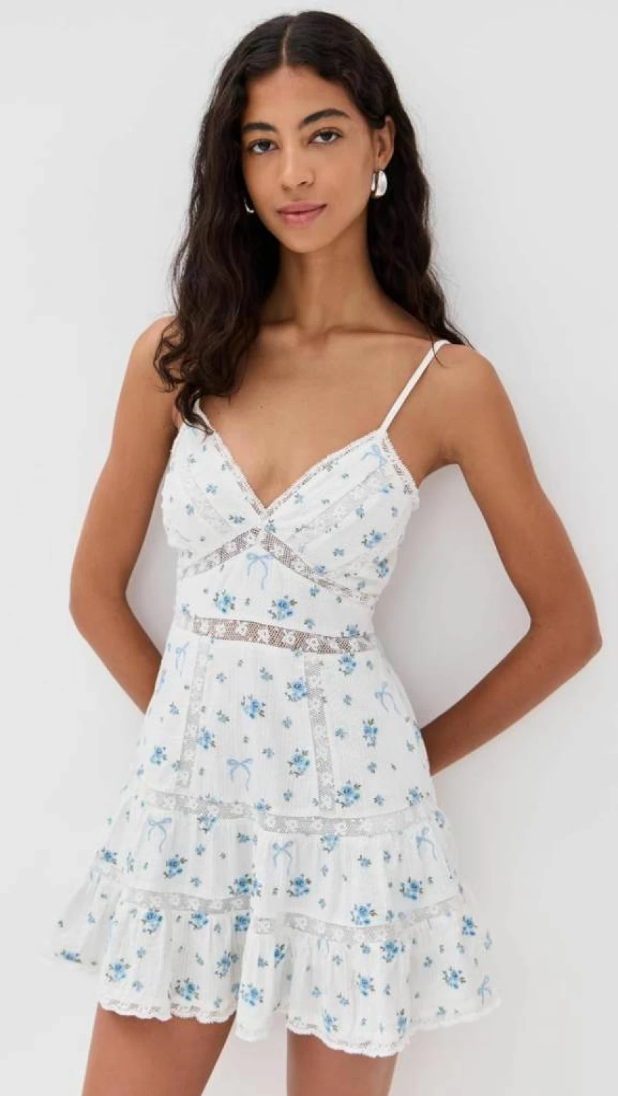 LOVESHACKFANCY Women's Solbina Floral Dress - Boho Chic Summer Maxi Dress