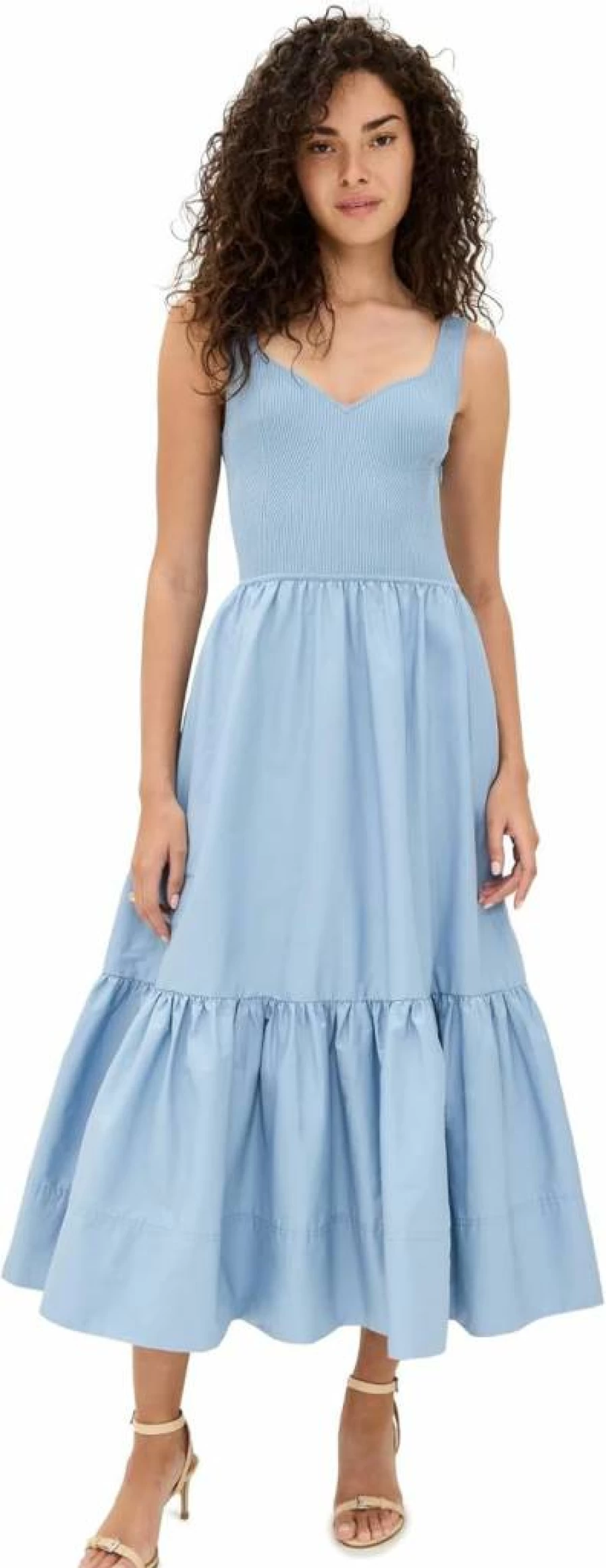 Tanya Taylor Women's Josephina Floral Print Midi Dress - Elegant Summer Party Gown