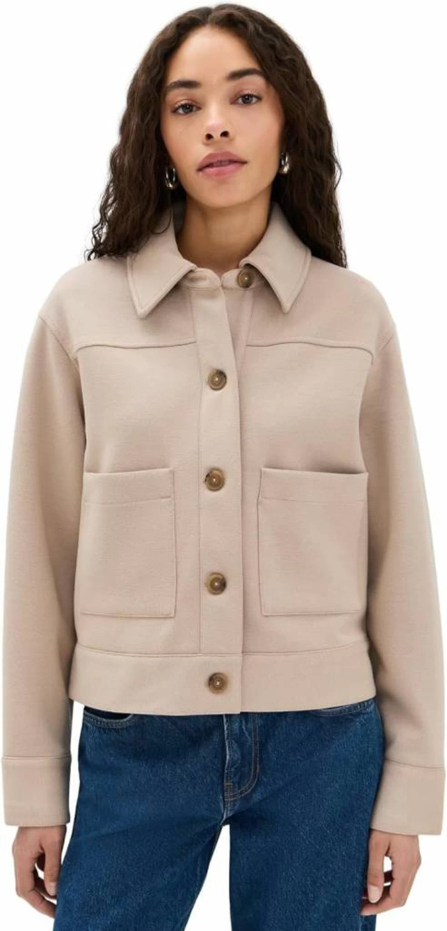 Vince Women's Cropped Jacket - Stylish Short Casual Outerwear for Women