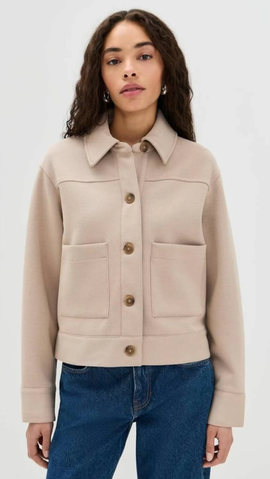 Vince Women's Cropped Jacket - Stylish Short Casual Outerwear for Women
