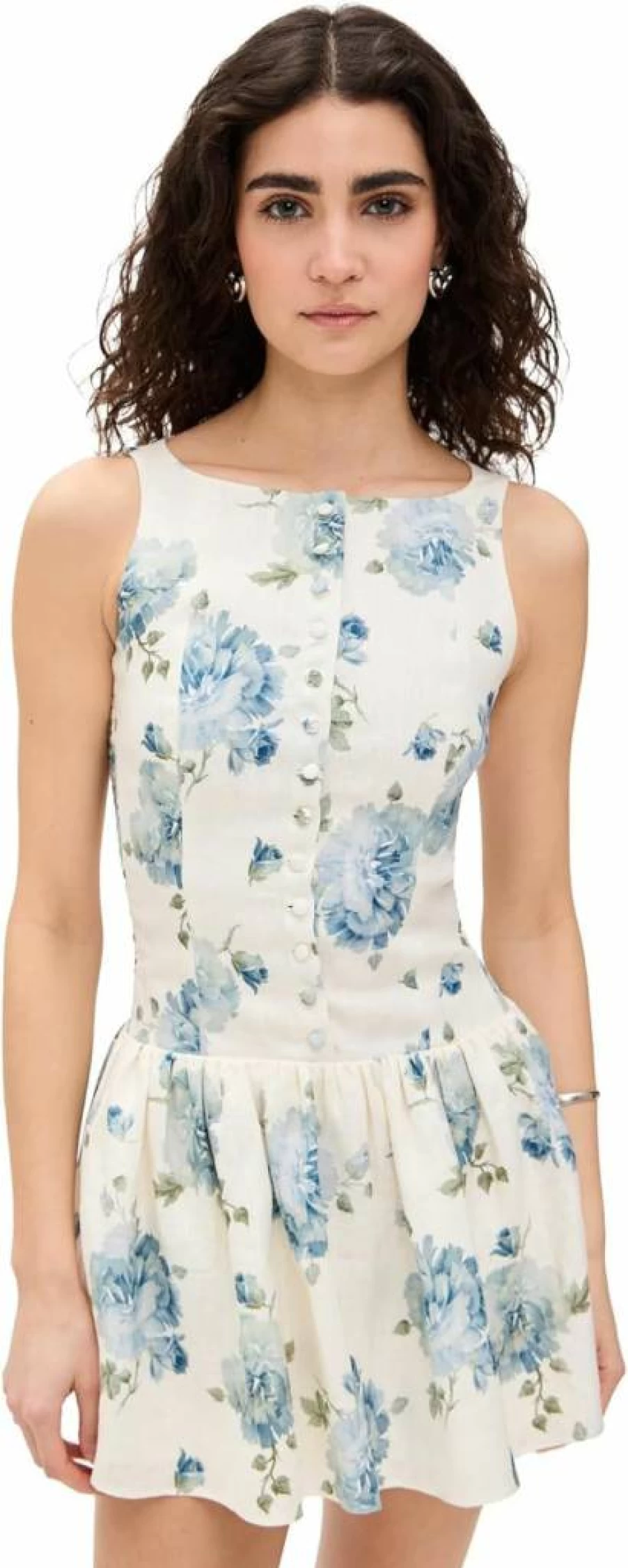 FAITHFULL THE BRAND Women's Blair Mini Dress - Floral Summer Dress for Women