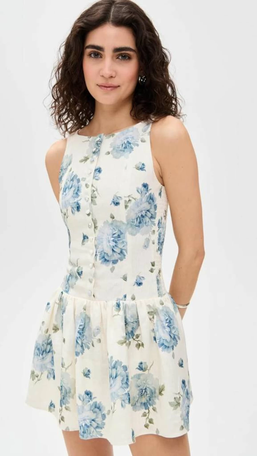 FAITHFULL THE BRAND Women's Blair Mini Dress - Floral Summer Dress for Women