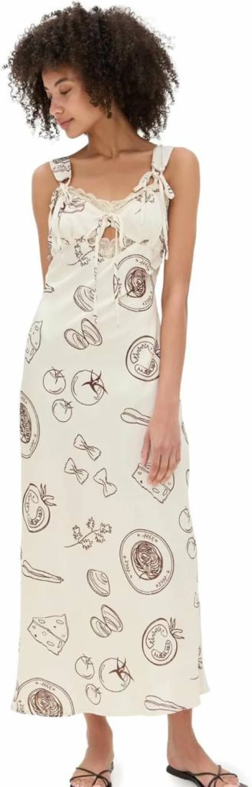 Bailey Rose Women's Floral Midi Dress - Elegant Summer Casual Fit & Comfortable Stretch Fabric