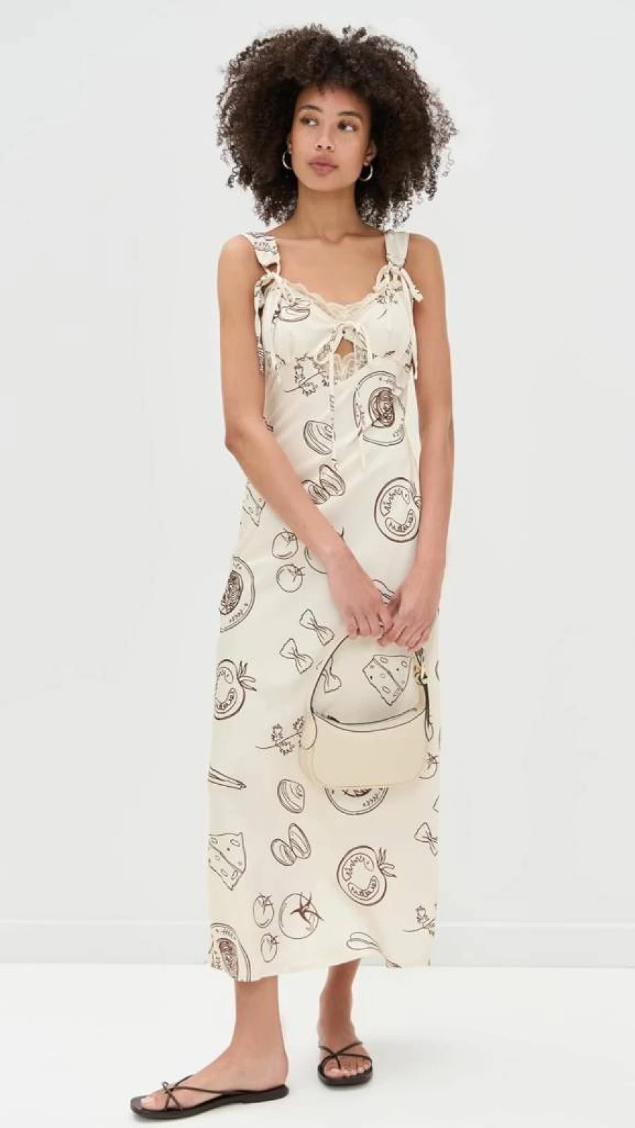 Bailey Rose Women's Floral Midi Dress - Elegant Summer Casual Fit & Comfortable Stretch Fabric