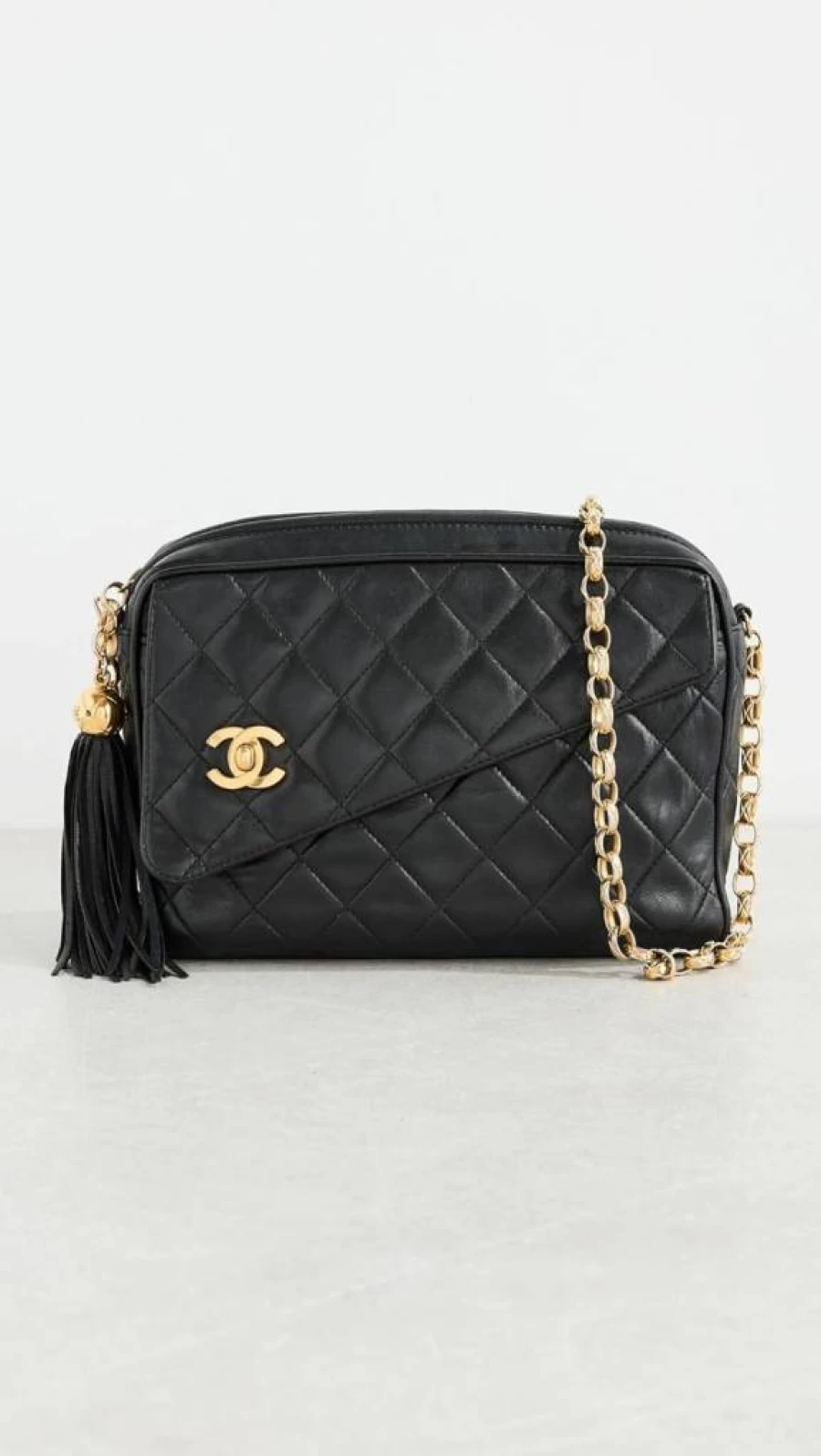 Chanel Pre-Owned Quilted Lambskin Camera Bag Women's Vintage Bijoux Crossbody