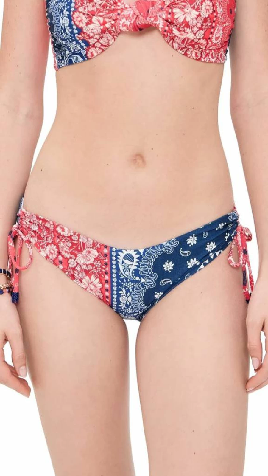 AGUA BENDITA Women's Eda Atma Bikini Bottoms - High-Waisted Swimwear for Women
