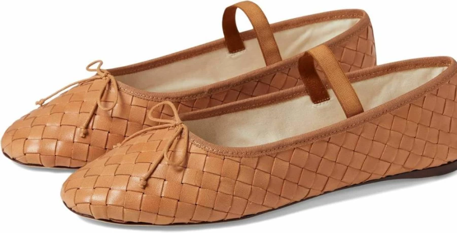 Loeffler Randall Leonie Women's Soft Leather Ballet Flats - Comfortable & Stylish Loafers for Everyday Wear