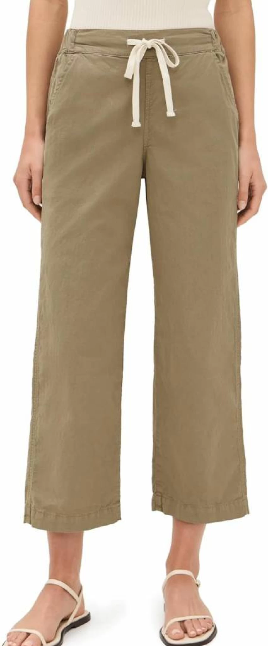 AMO Women's Marian High-Waisted Pants - Comfortable Stretch Fit Trousers for Casual & Office Wear