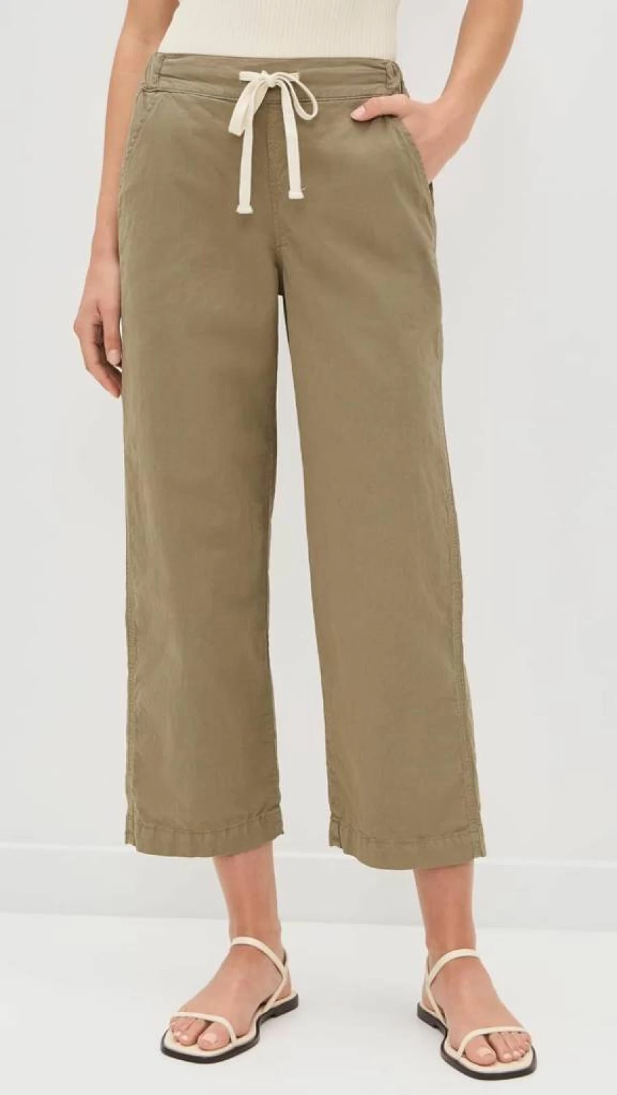 AMO Women's Marian High-Waisted Pants - Comfortable Stretch Fit Trousers for Casual & Office Wear