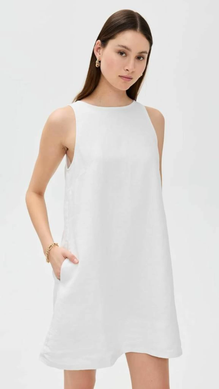Madewell Women's Linen Dress: Lightweight Summer Dress for Women
