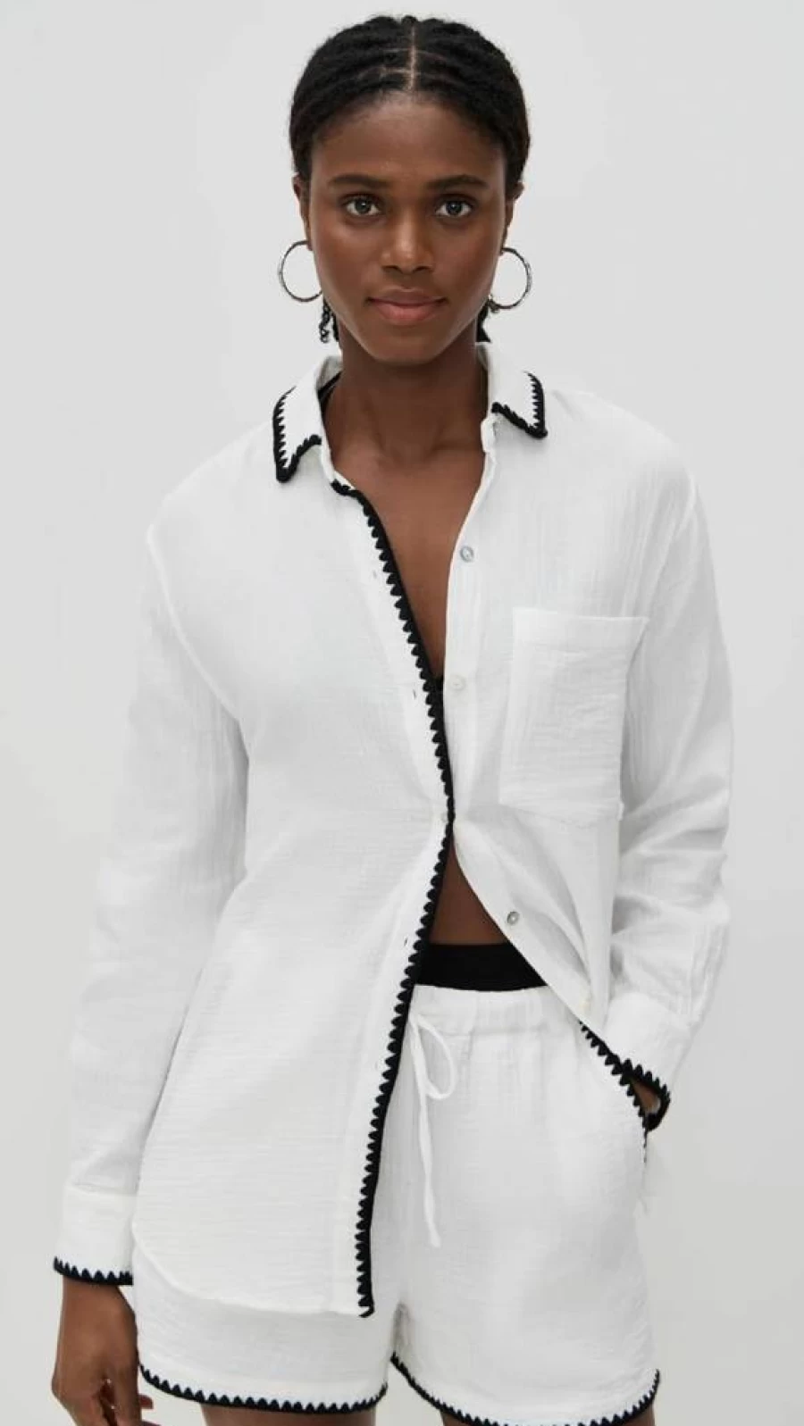 Rails Women's Idania Button Down Shirt - LSPACE Collection - Comfortable & Stylish