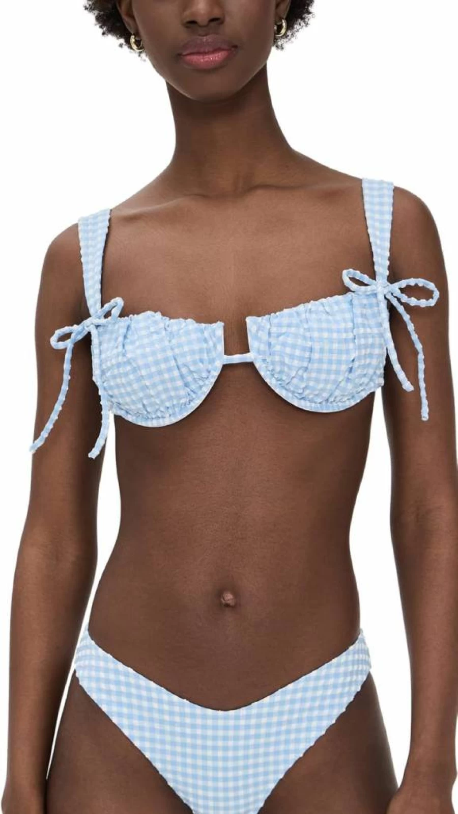 Montce Women's Floral Petal Bikini Top - Sexy Swimwear for Summer Beach Vacation