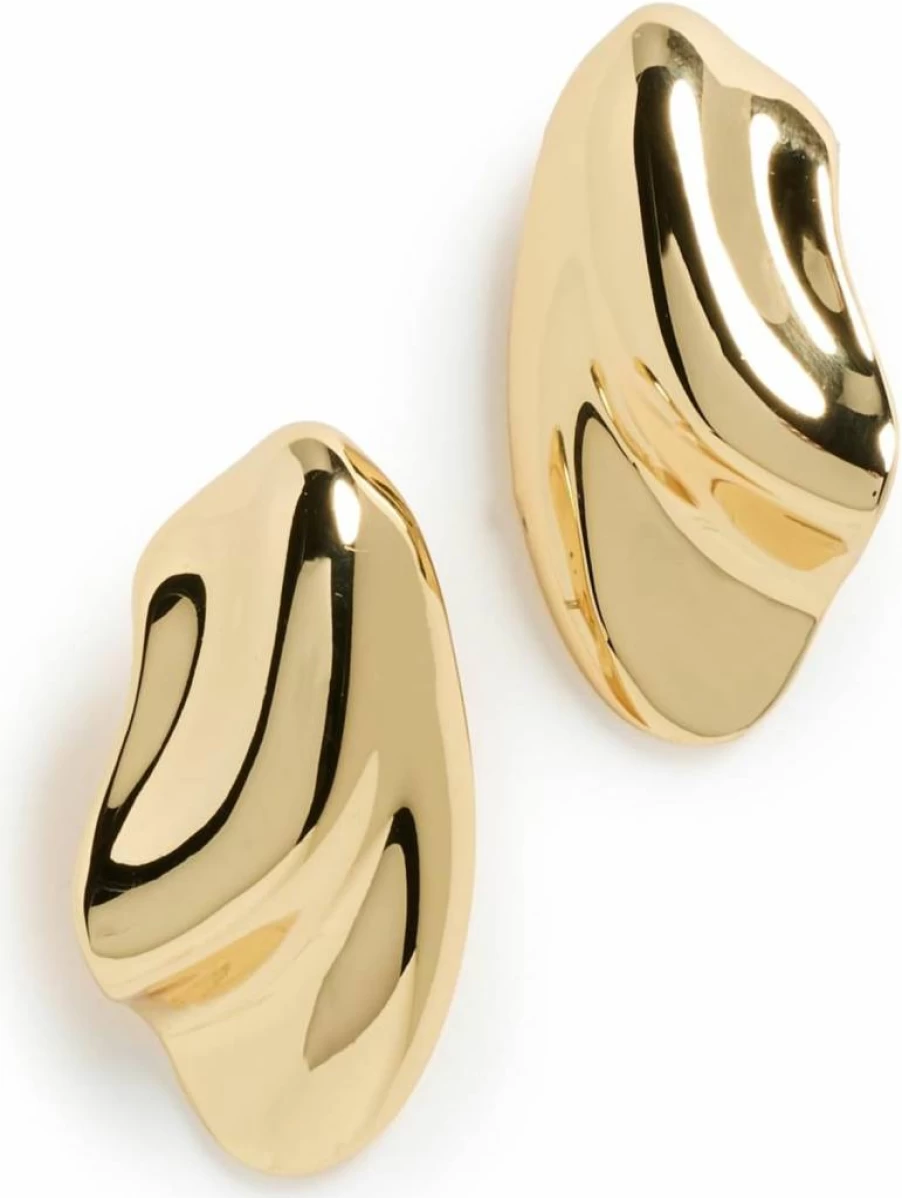 JENNY BIRD Portia Hoop Earrings for Women - Sterling Silver Minimalist Dangle Earrings