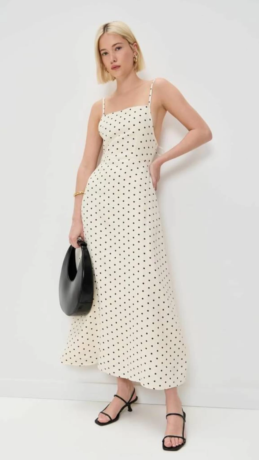 DL1961 Women's Carla Linen Dress - Slim Fit Linen Summer Dress with Button Front