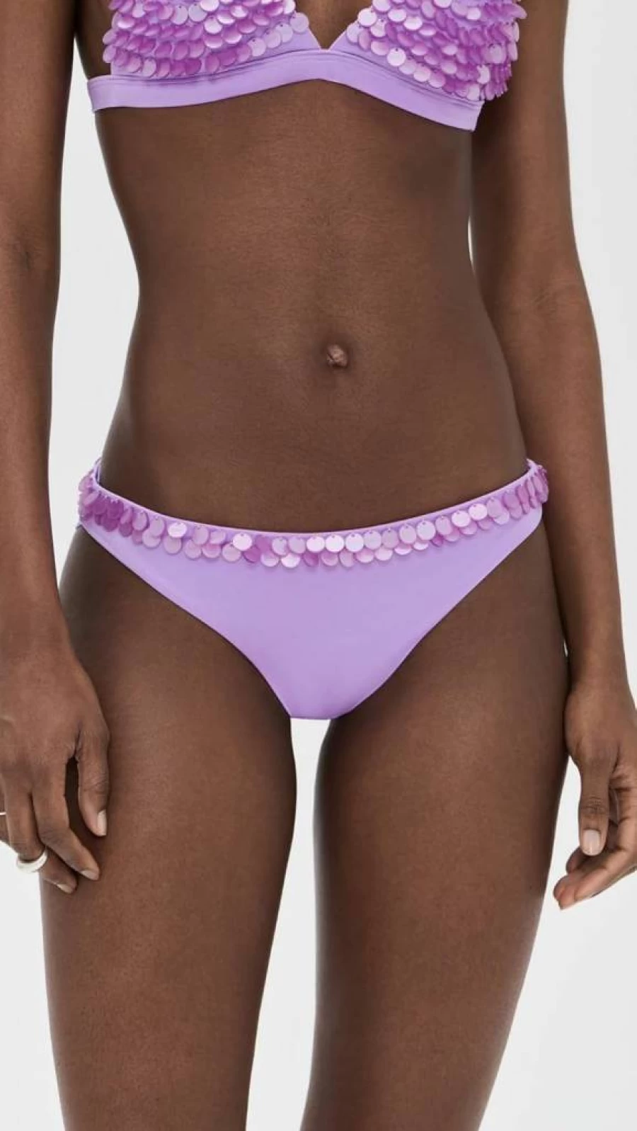AGUA BENDITA Women's Lola Nacar Bikini Bottoms - High-Waisted Swimwear - Luxury Designer Swim Bottom
