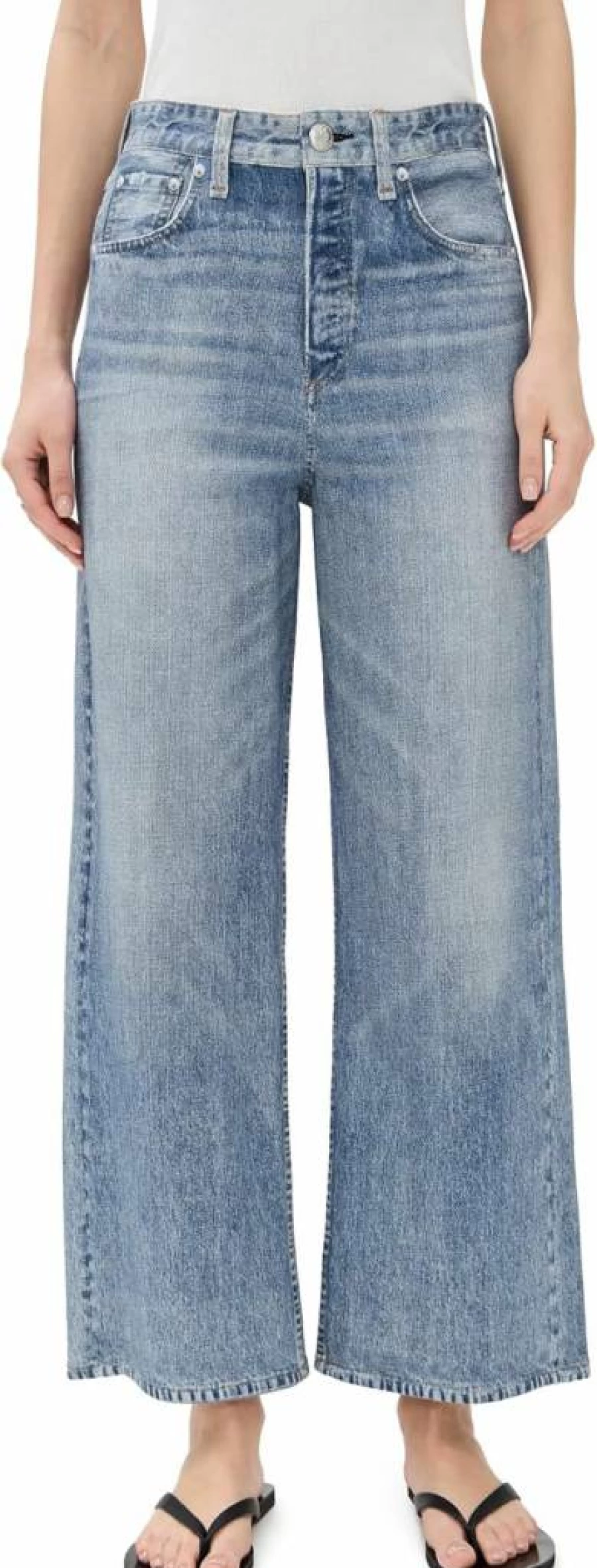 Rag & Bone Women's Miramar Andi Wide Leg Pants - High-Waisted Casual Trousers for Women